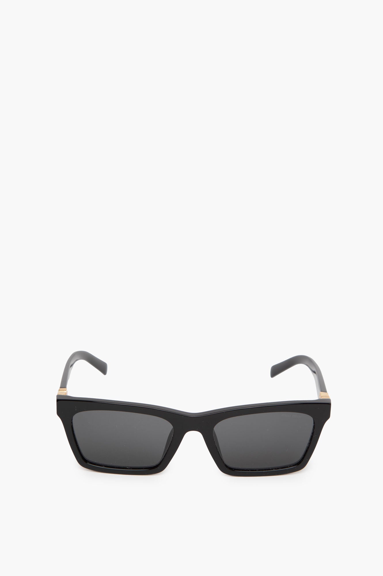 Miu Miu Black Rectangle Sunglasses