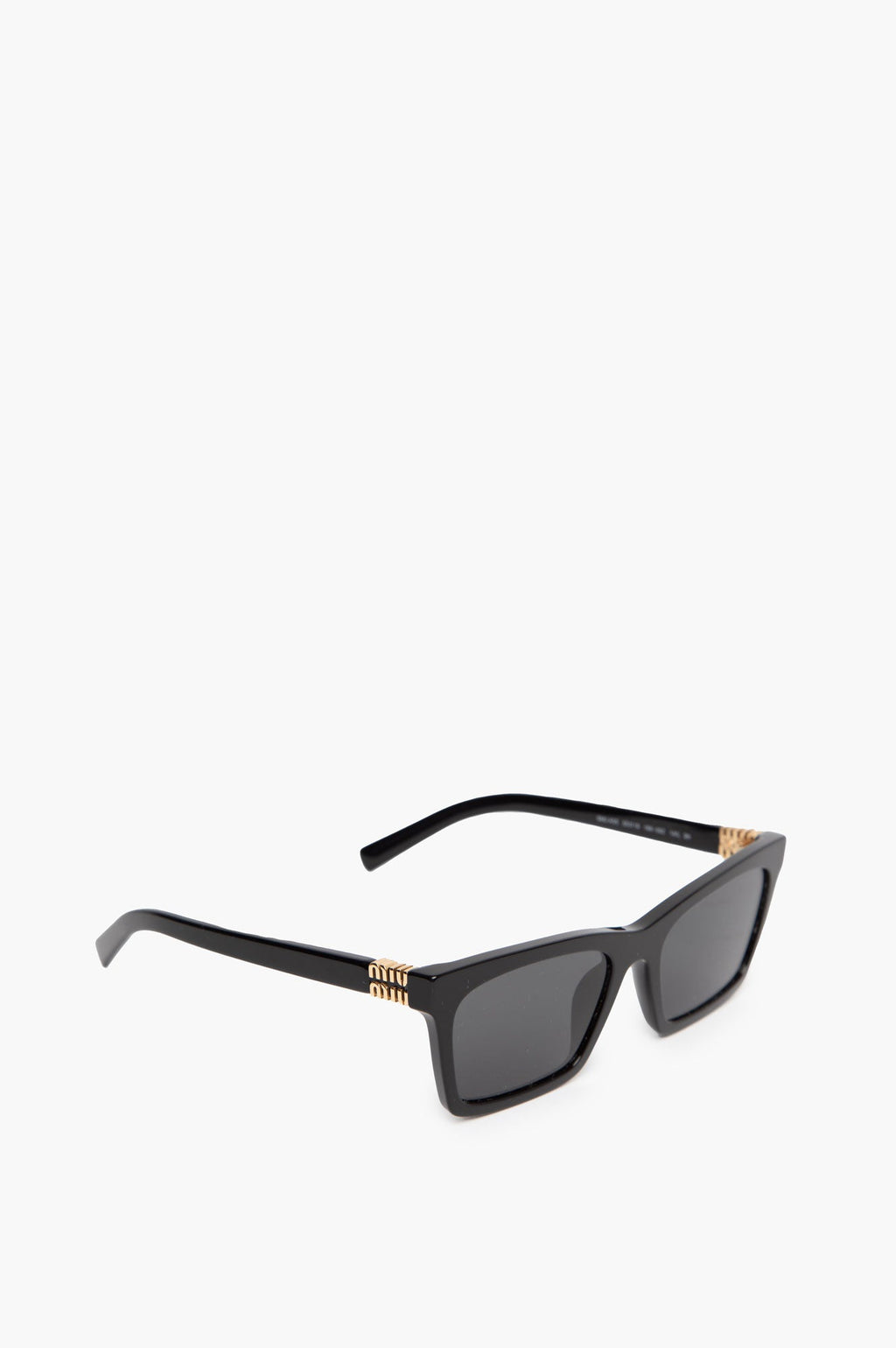 Miu Miu Black Rectangle Sunglasses