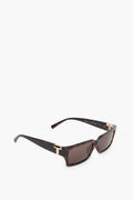 Tiffany Havana T Logo Square Sunglasses