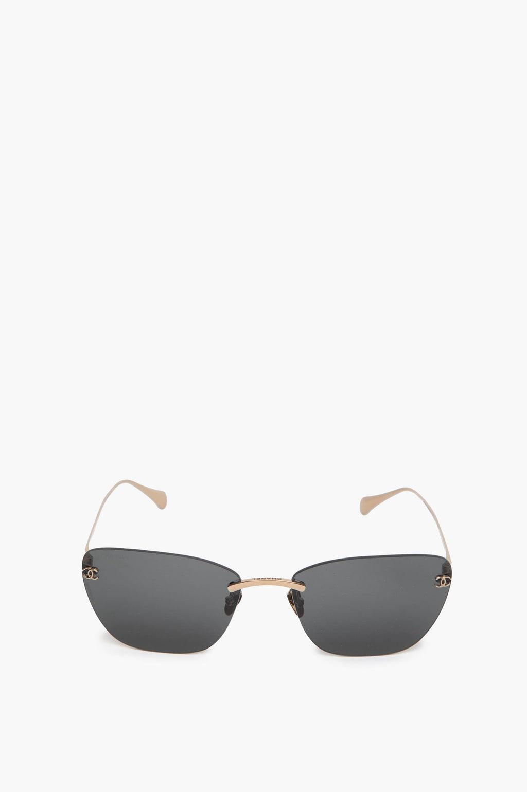 Chanel Black Lense Cat Eye Sunglasses