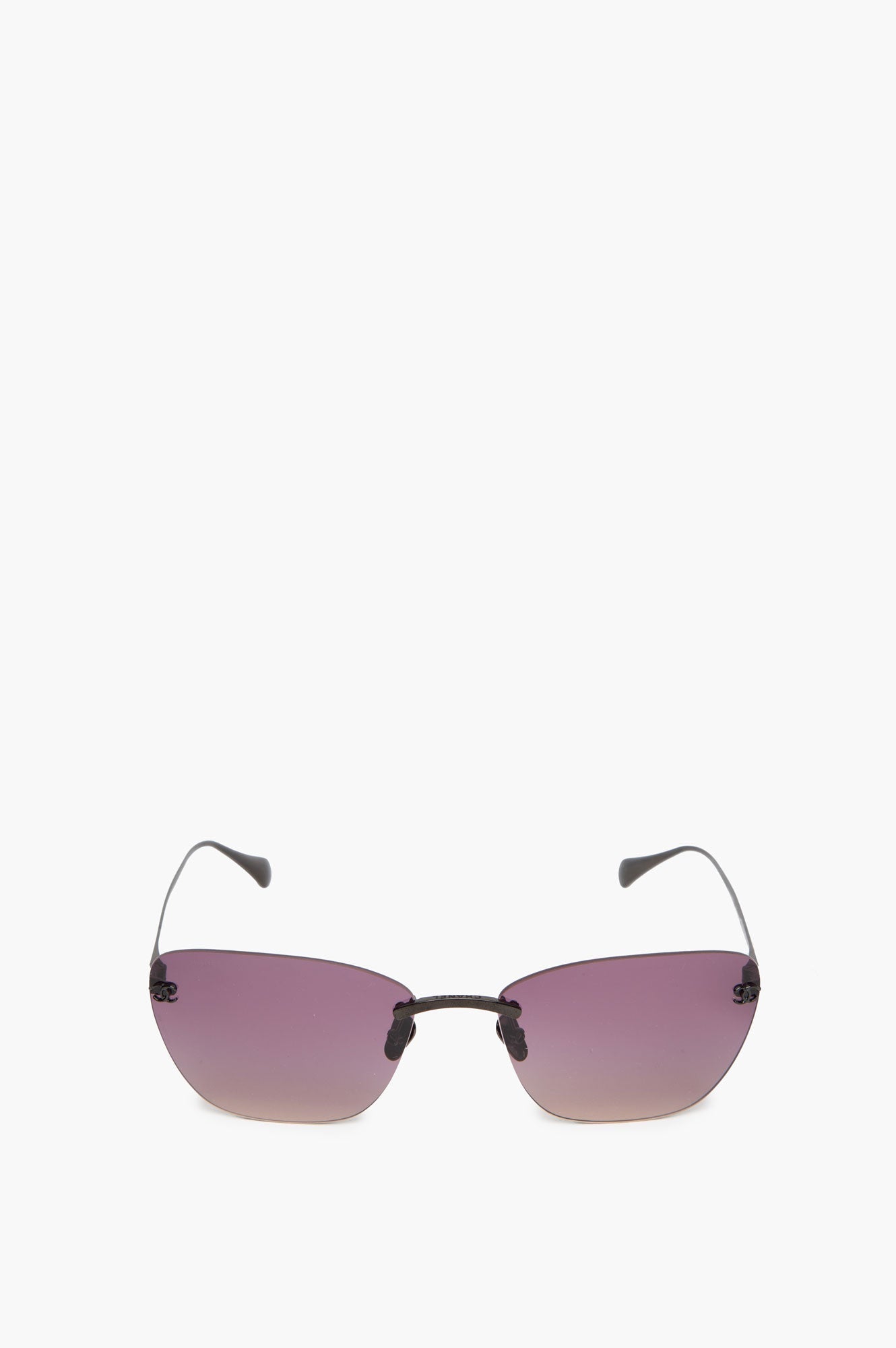 Chanel Pink Lense Cat Eye Sunglasses