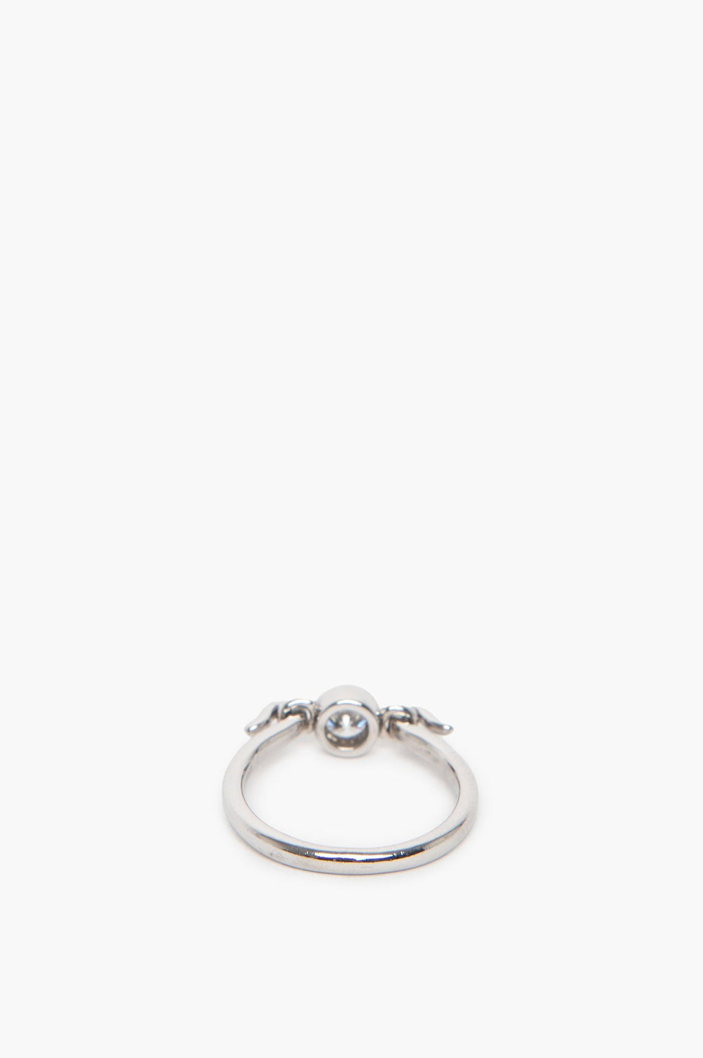 Tiffany & Co. Elsa Peretti 0.25 CTW Diamond Platinum Swan Ring Size 4.5