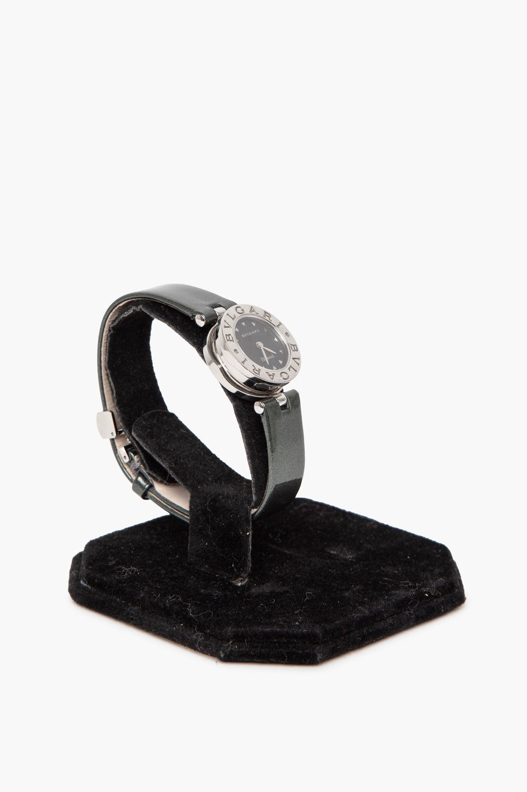 Bvlgari B.zero1 BZ22S Stainless Steel and Leather Watch