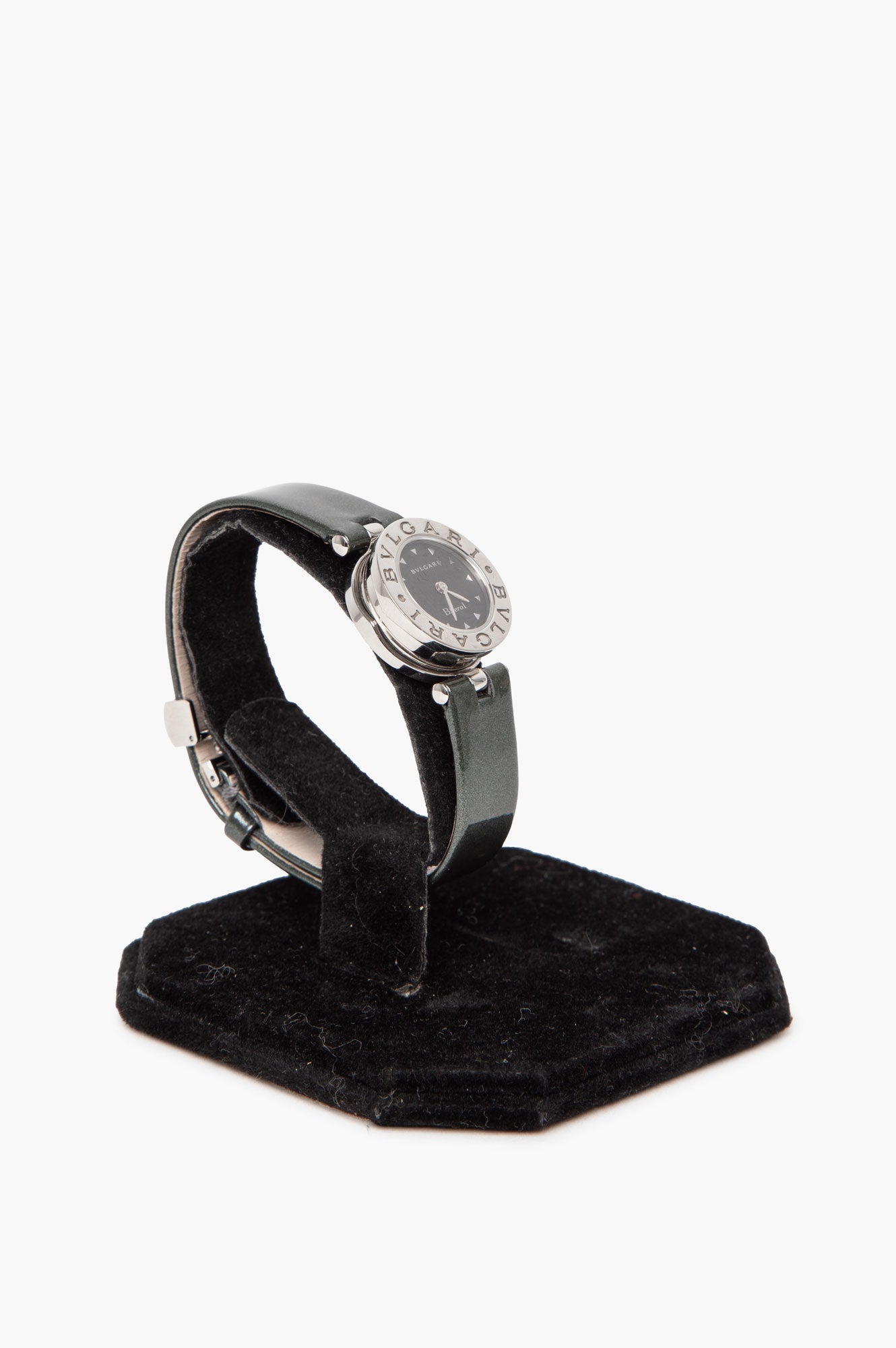 Bvlgari B.zero1 BZ22S Stainless Steel and Leather Watch