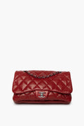 Chanel 2012 Red Lambskin Flap Bag
