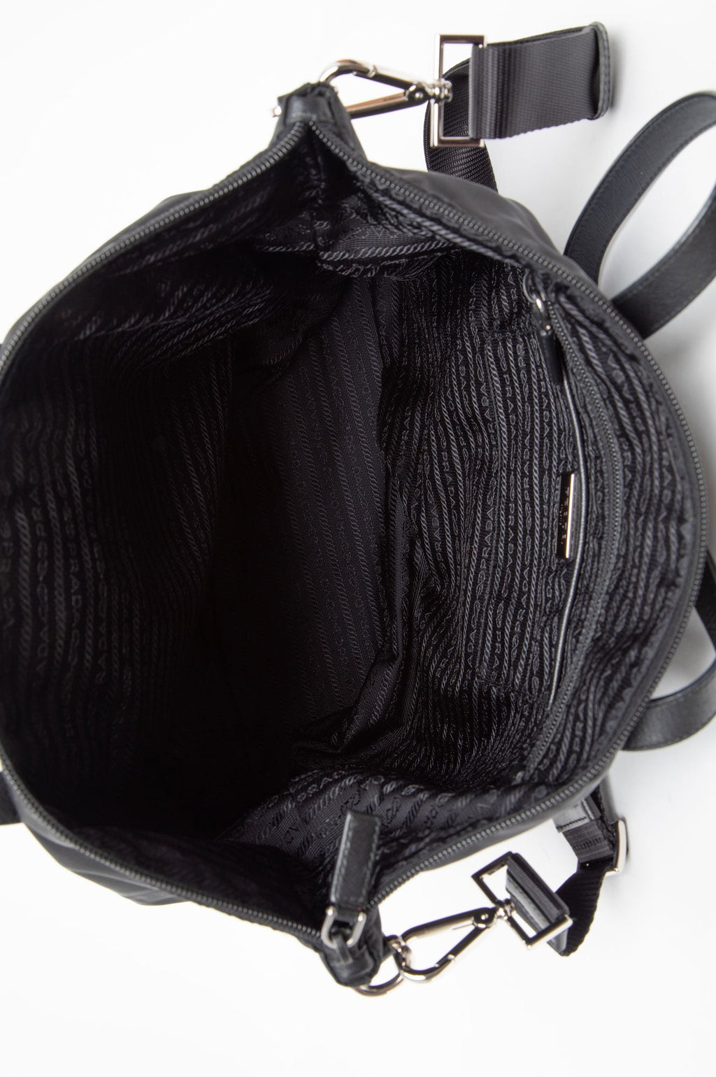 Prada Black Nylon Tote Bag