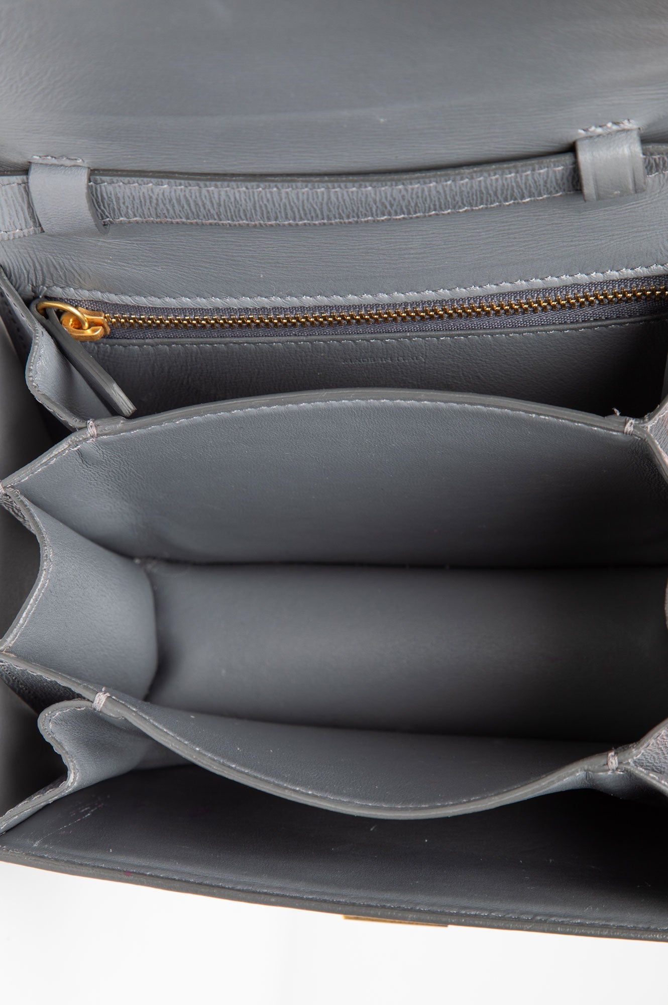 Celine Small Grey Box Bag
