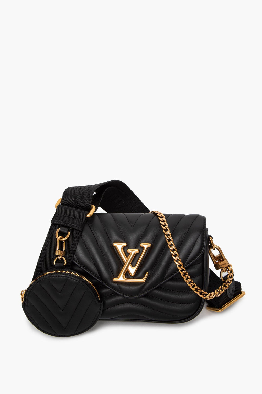 Louis Vuitton Black New Wave Crossbody Bag