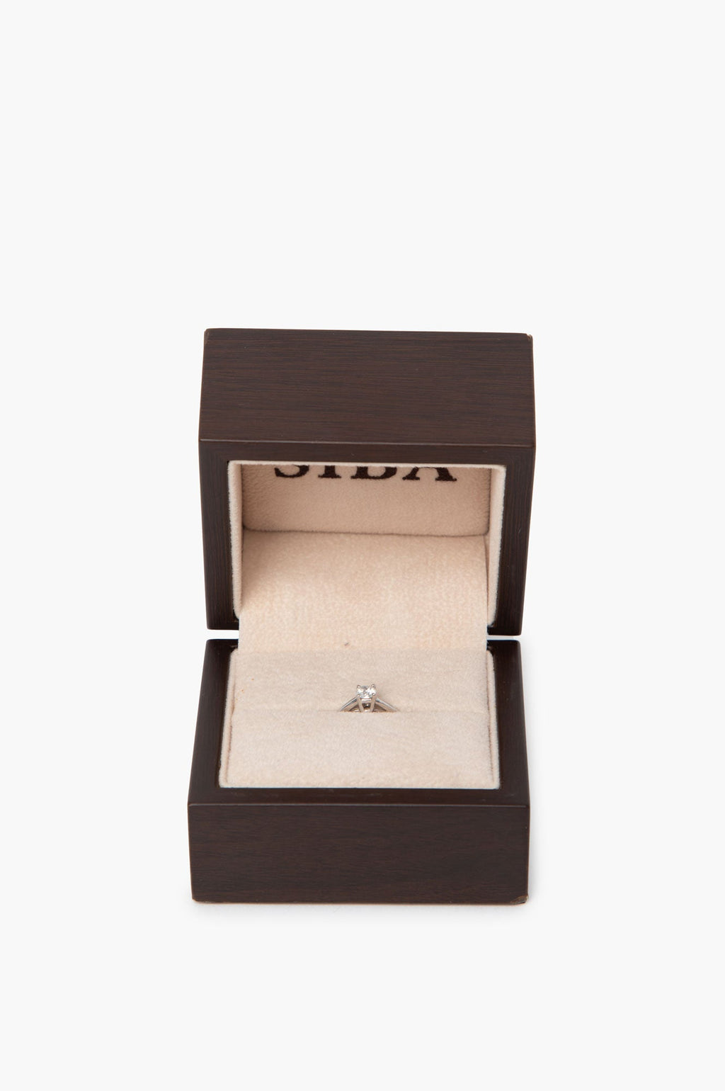Siba Solatire 14K Diamond Ring Size 6