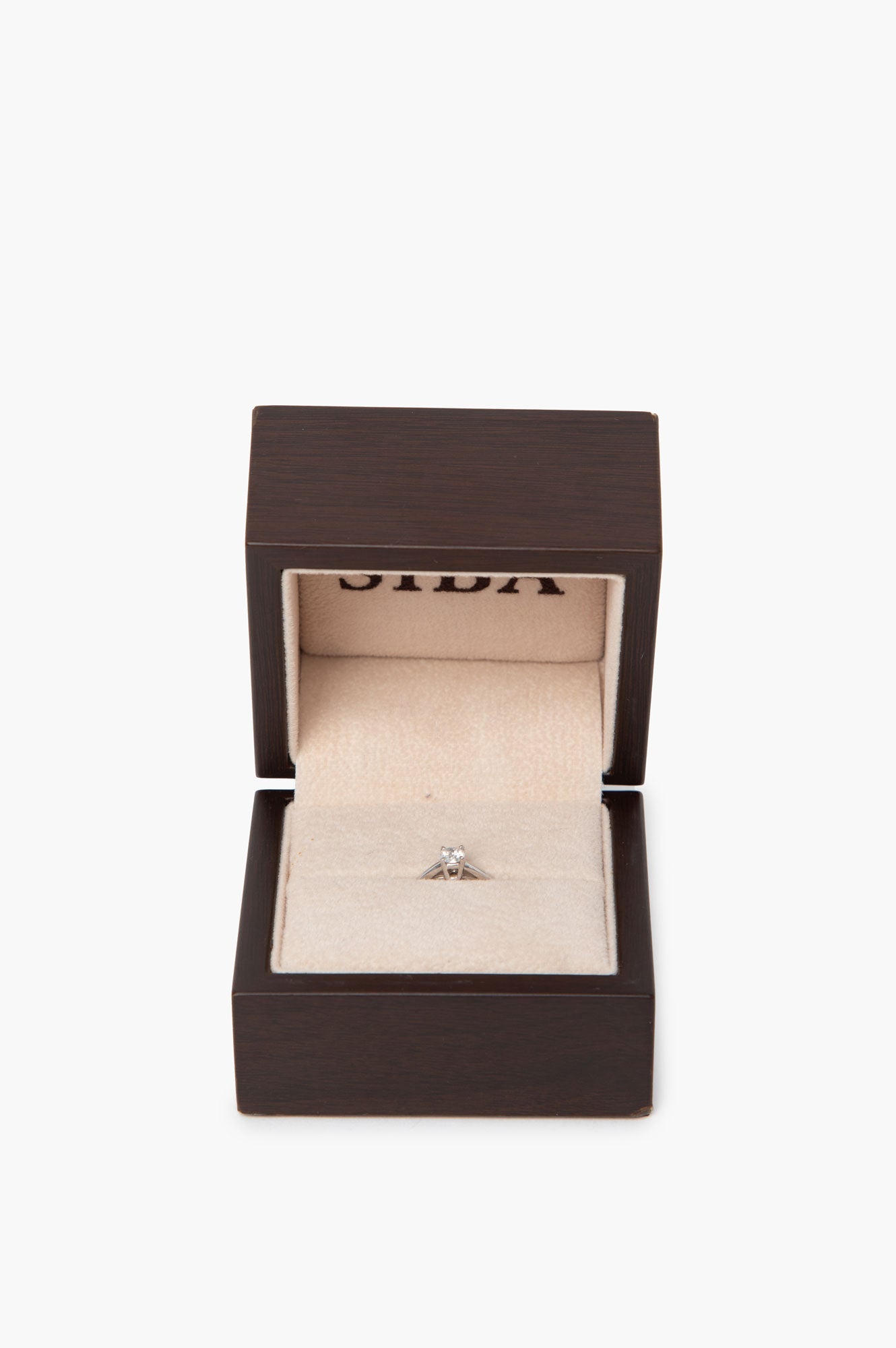 Siba Solatire 14K Diamond Ring Size 6