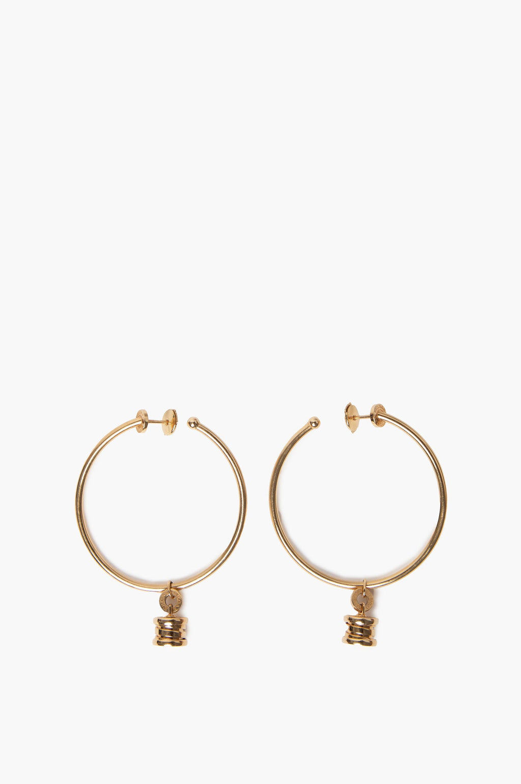 Bvlgari B Zero One 18K Gold Hoop Earrings