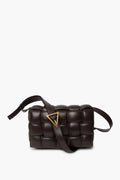 Bottega Veneta Dark Brown Fondant Padded Cassette