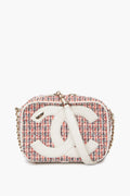 Chanel Multi-Color Tweed CC Logo Mania Camera Bag