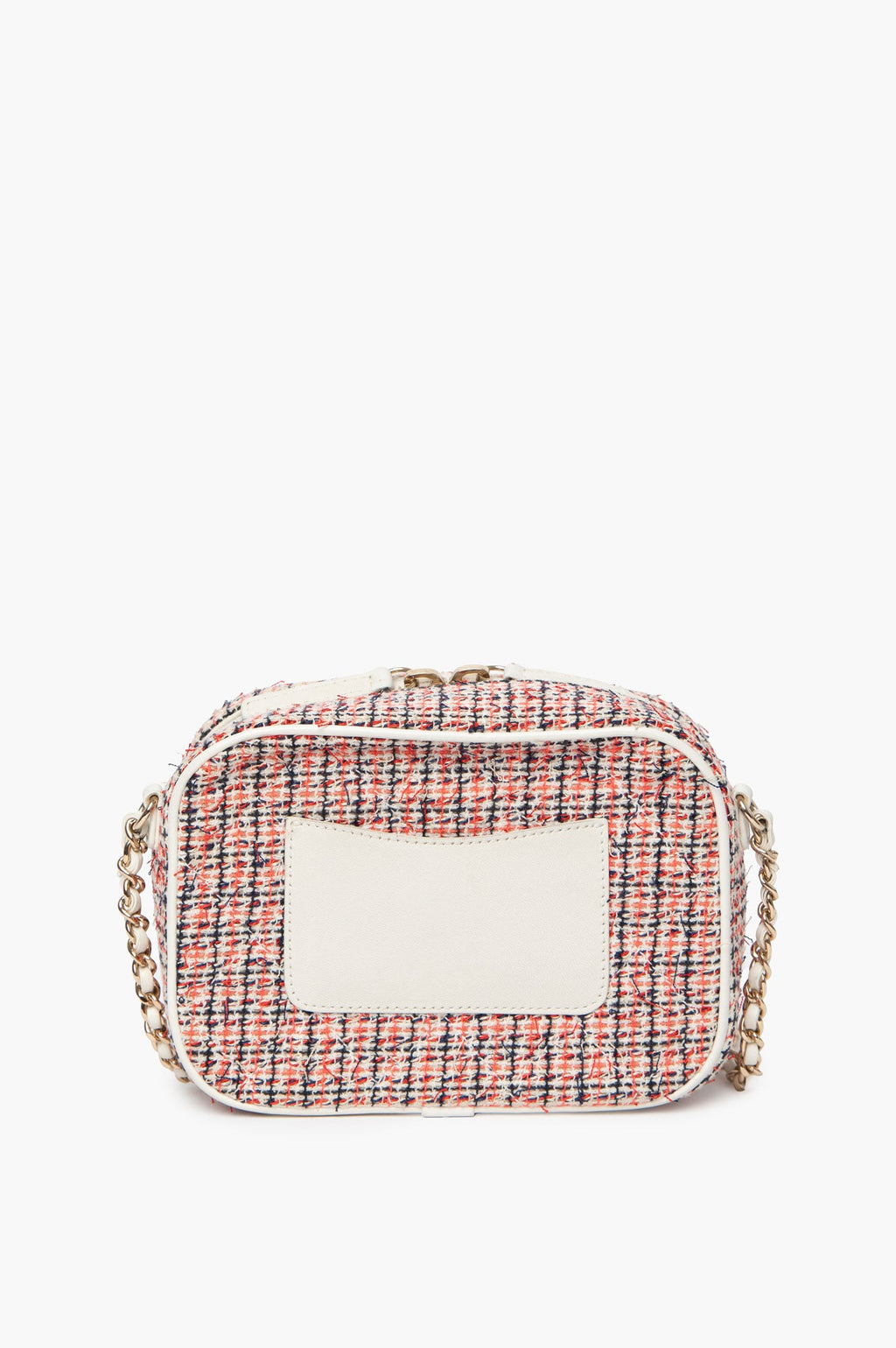 Chanel Multi-Color Tweed CC Logo Mania Camera Bag