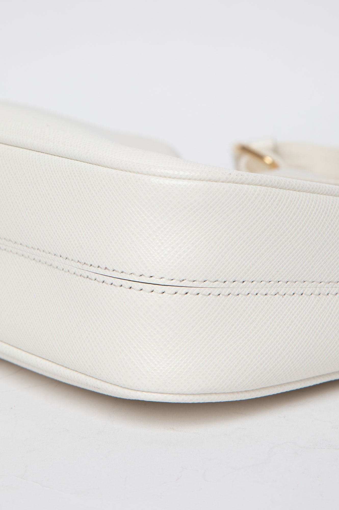 Prada Saffiano Re-edition White Bag