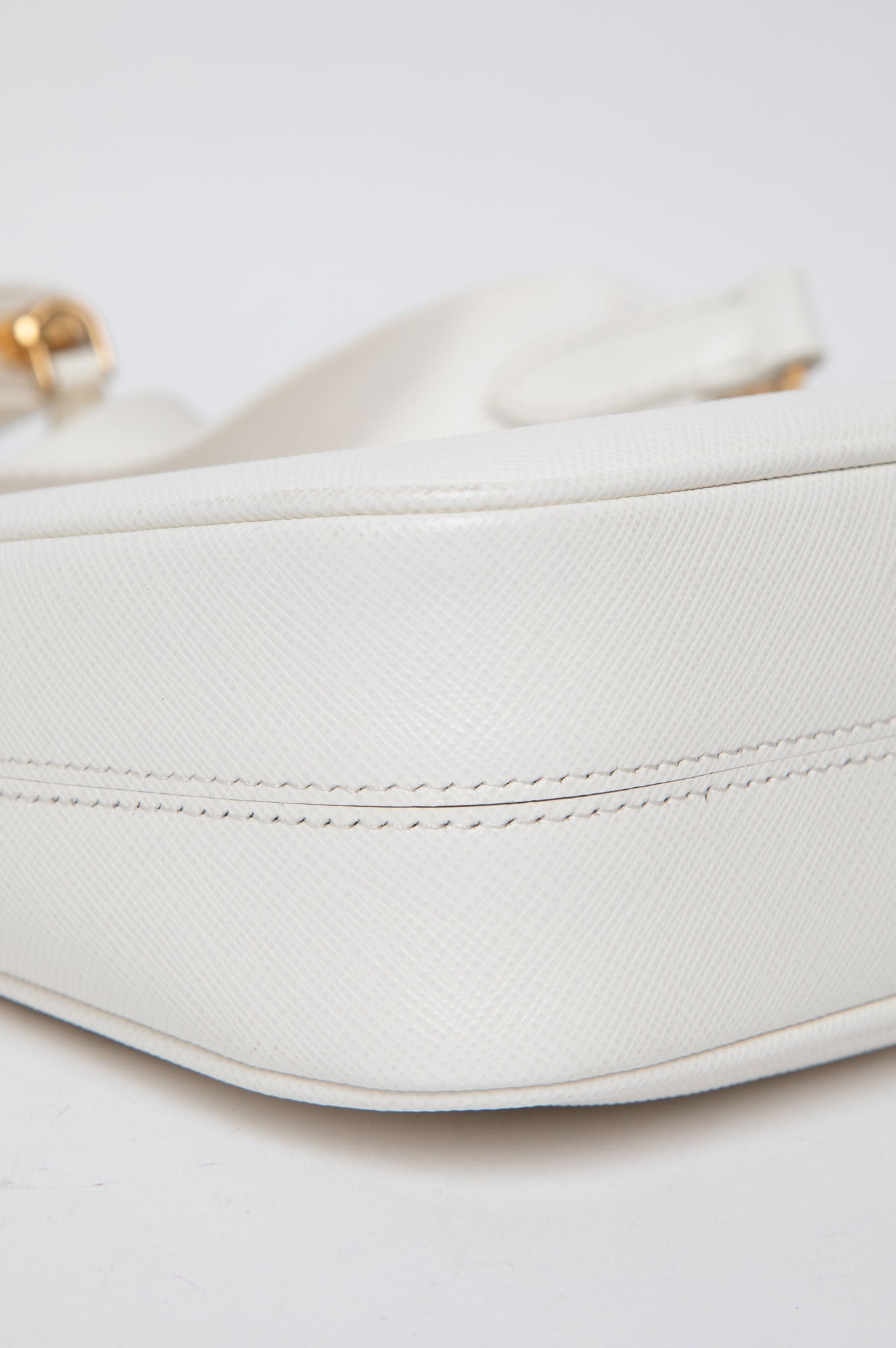 Prada Saffiano Re-edition White Bag