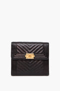 Chanel Black Caviar Boy Wallet