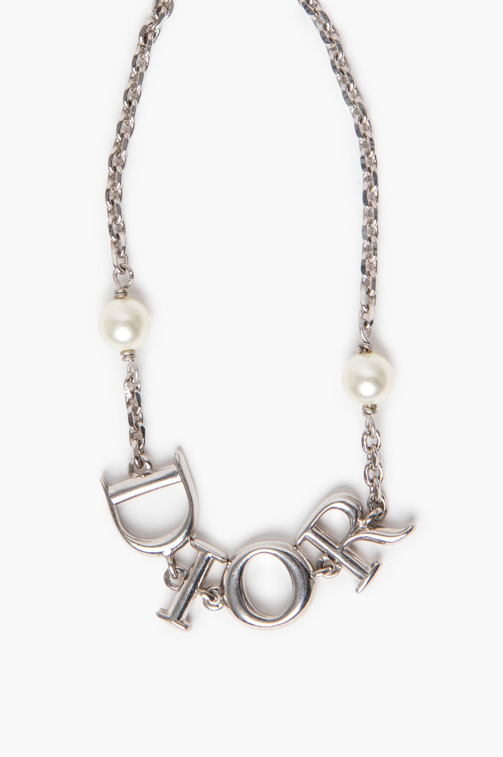 Christian Dior Dio(r)evolution Silver-Tone Pearl Bracelet