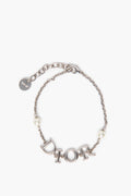 Christian Dior Dio(r)evolution Silver-Tone Pearl Bracelet