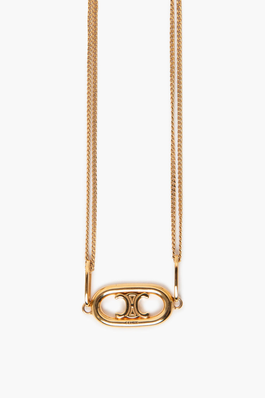 Celine Maillon Triomphe Gold Finish Necklace