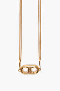 Celine Maillon Triomphe Gold Finish Necklace