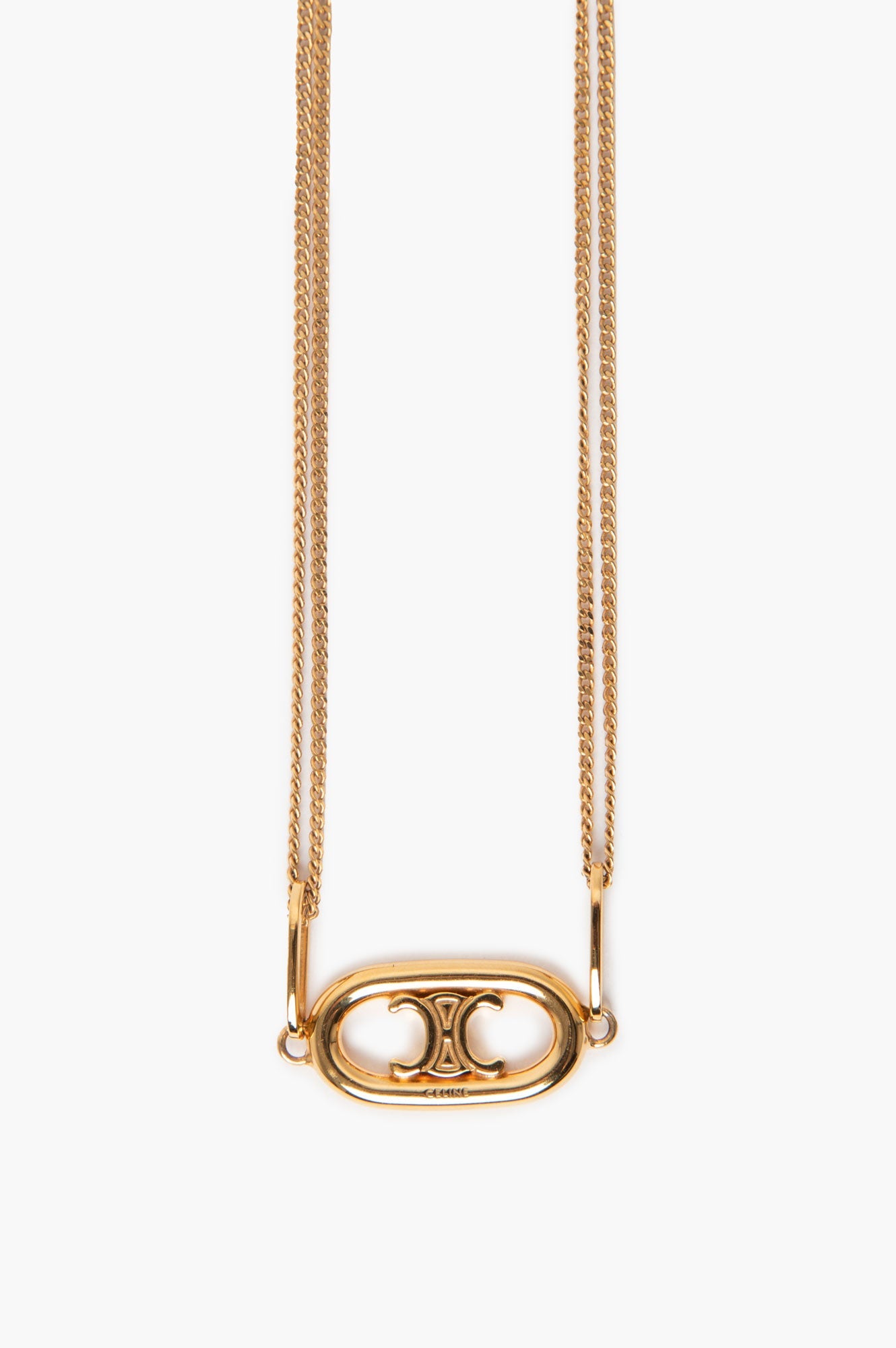 Celine Maillon Triomphe Gold Finish Necklace