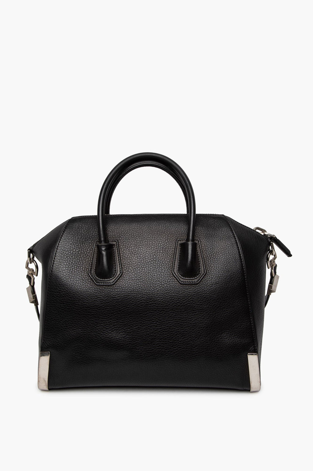 Givenchy Medium Black Grained Leather Antigona Bag