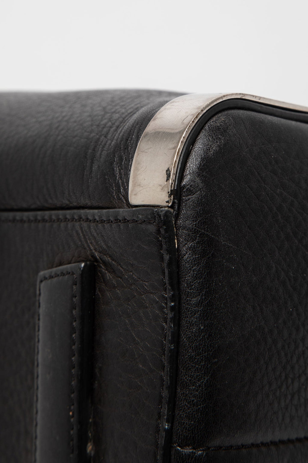 Givenchy Medium Black Grained Leather Antigona Bag