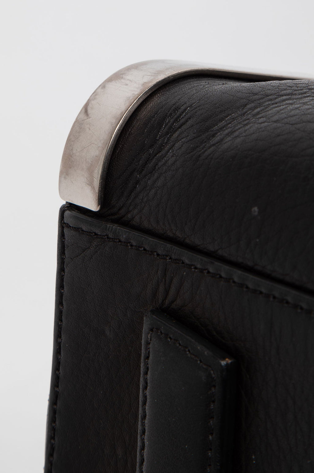 Givenchy Medium Black Grained Leather Antigona Bag