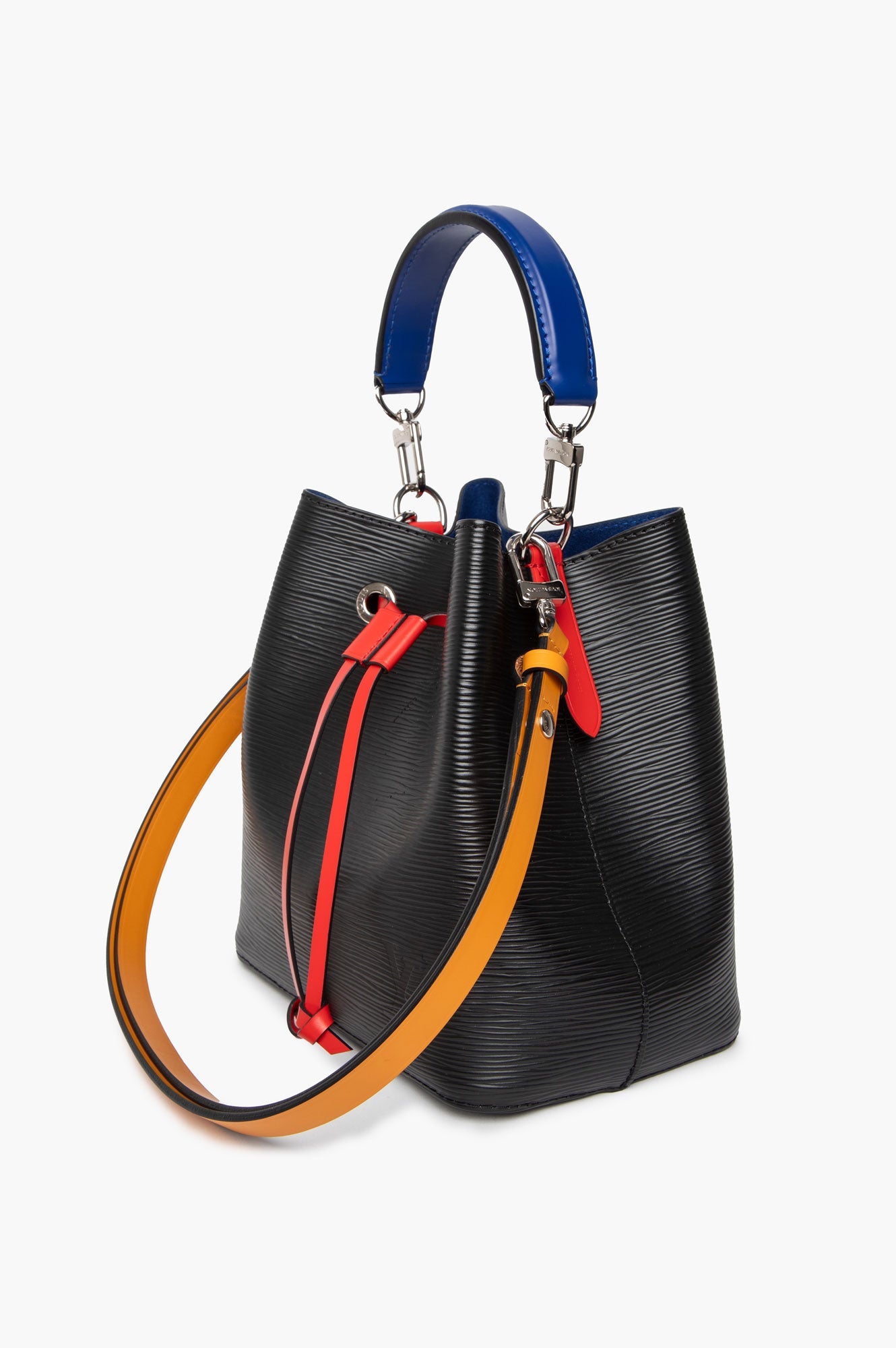 Louis Vuitton Black/Safran Epi NeoNoe BB Bucket Bag