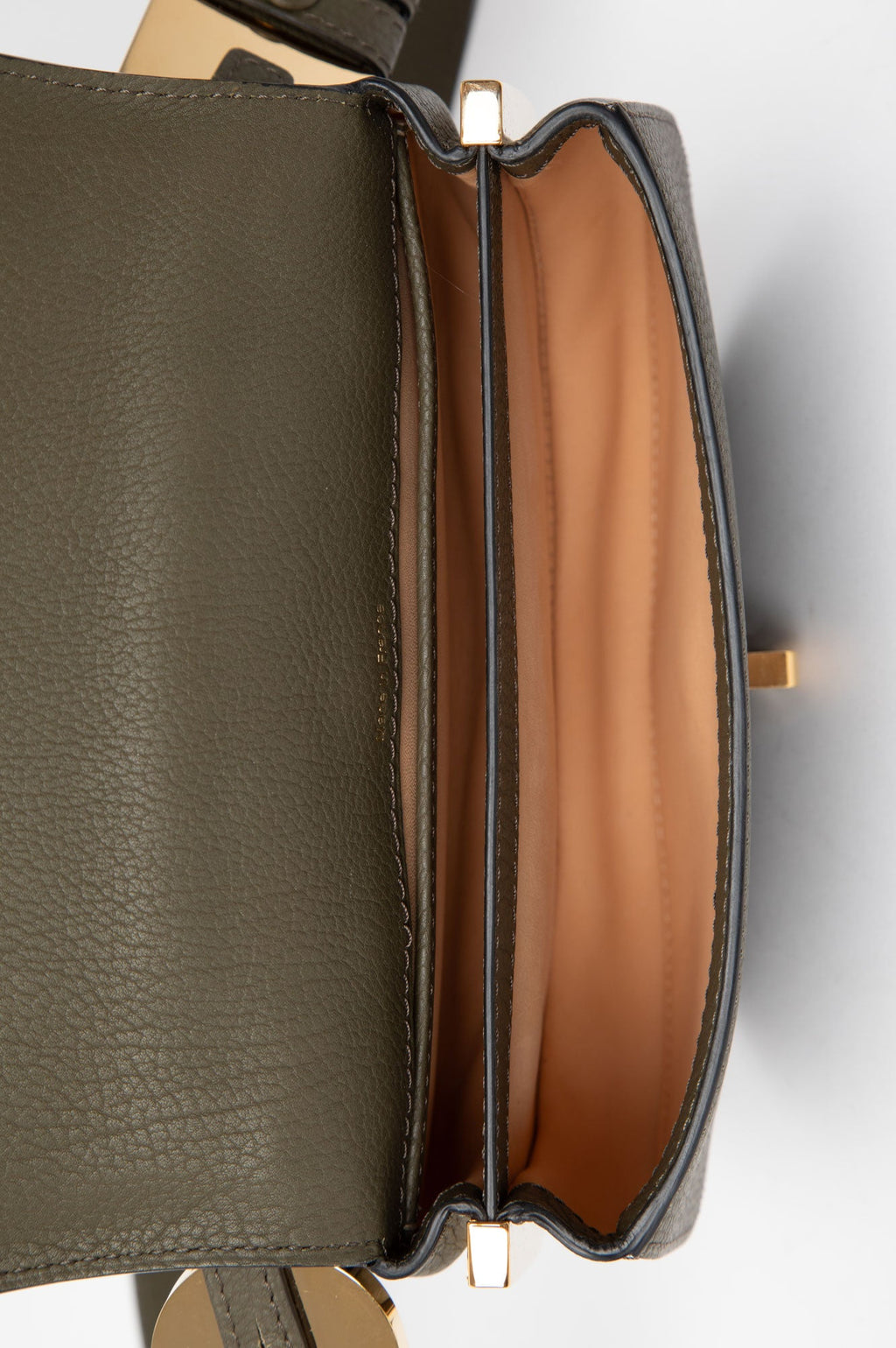 Delvaux Green Le Mutin Saddle Bag