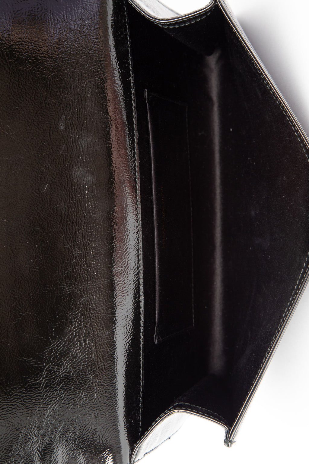 Saint Laurent Kate Black Leather Clutch