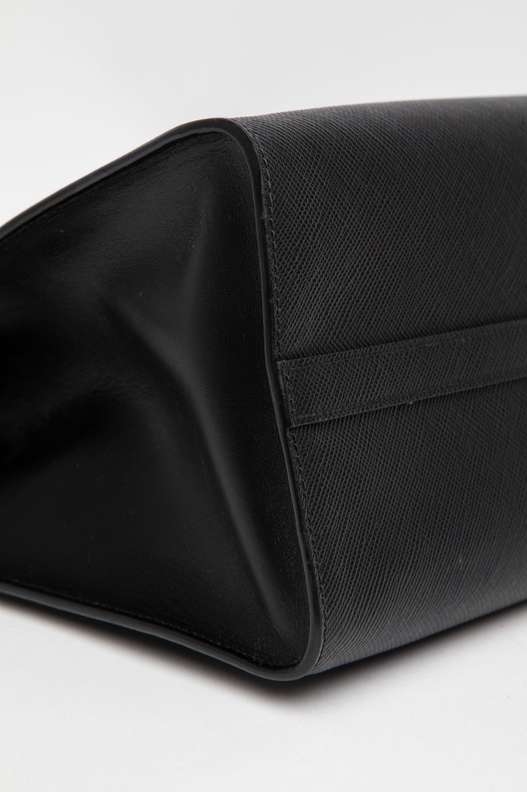 Prada Monochrome Matte Black Medium Saffiano Tote
