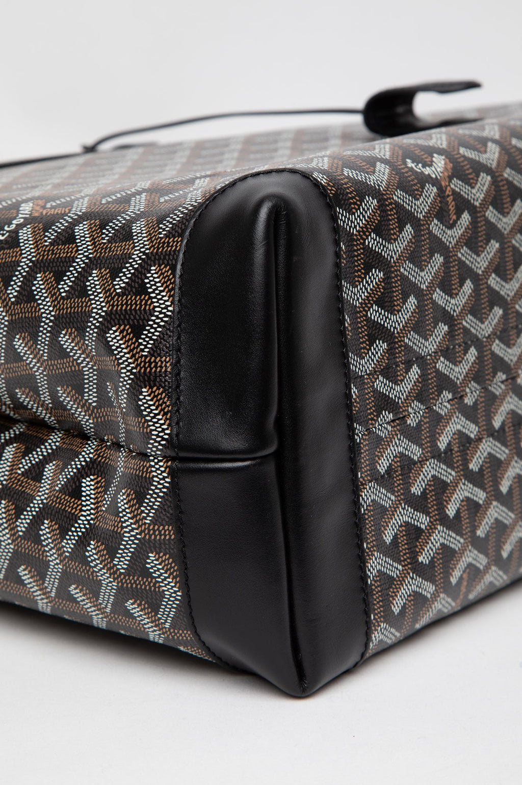 Goyard Black Goyardine Bellechasse PM Tote