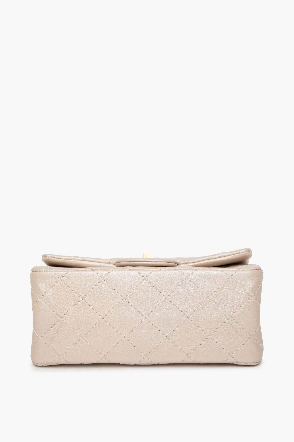 Chanel Beige Pearl Lambskin Mini 2.55 Reissue Flap Bag