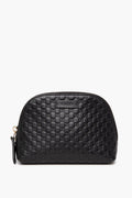 Gucci Monogram Leather Cosmetic Pouch