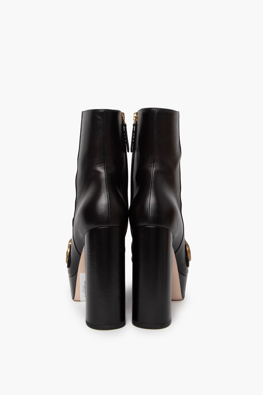 Gucci GG Marmont Leather Boots Size 39