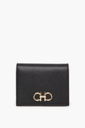 Salvatore Ferregamo Black Leather Bifold Wallet