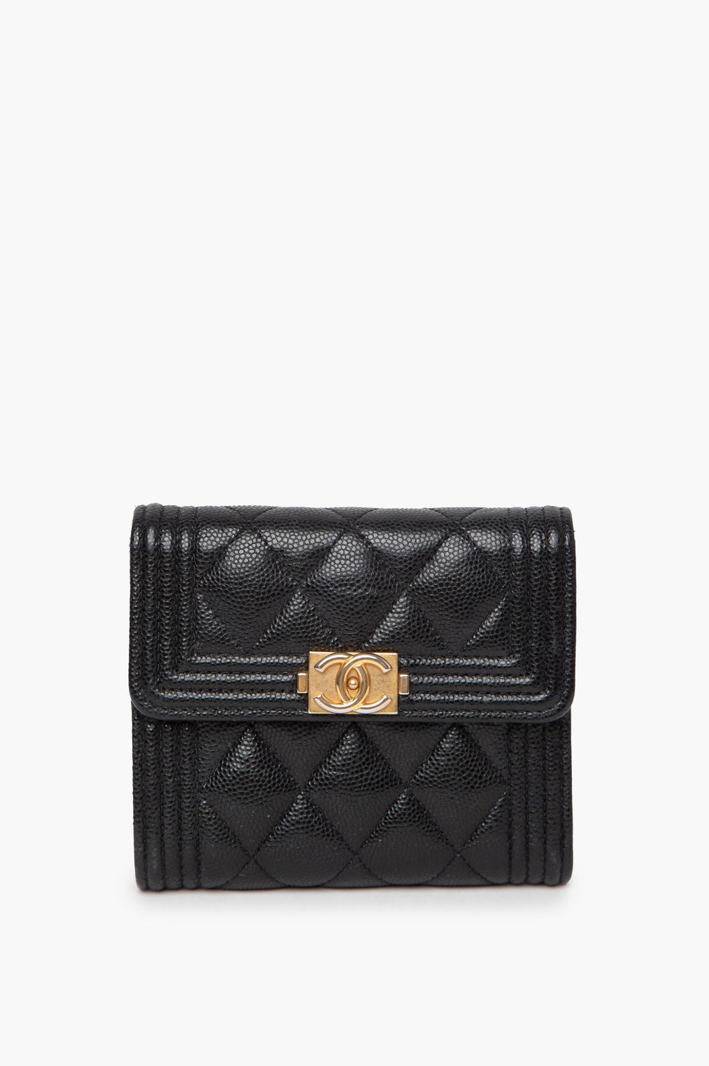 Chanel 2019 Black Boy Wallet