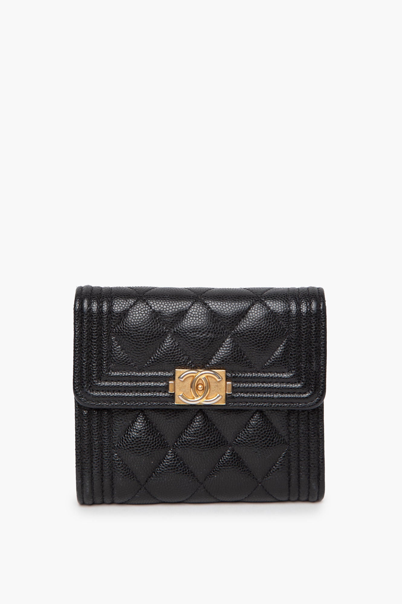 Chanel 2019 Black Boy Wallet
