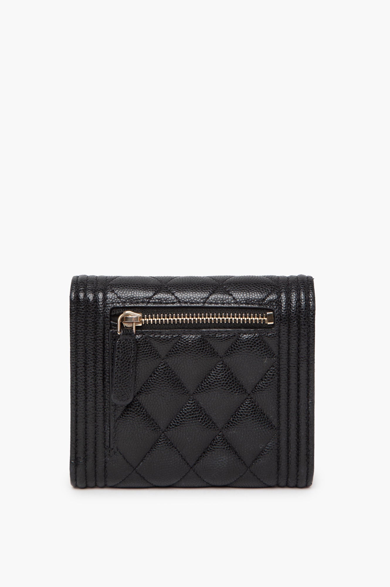 Chanel 2019 Black Boy Wallet