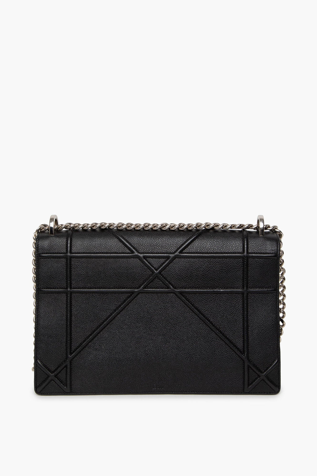 Christian Dior Large Black Leather Diorama