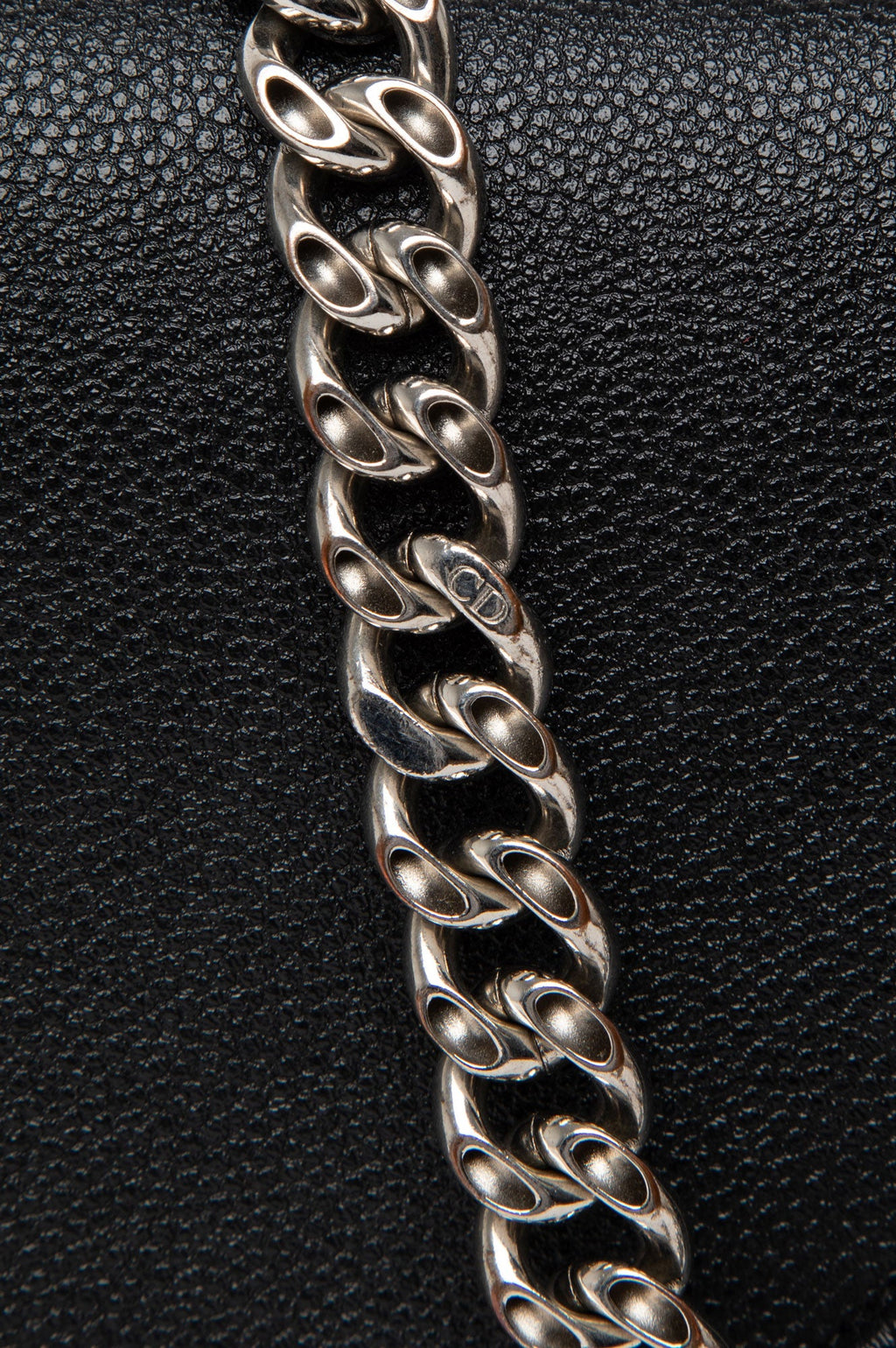 Christian Dior Large Black Leather Diorama