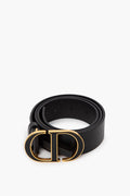 Christian Dior Black Belt Size 80