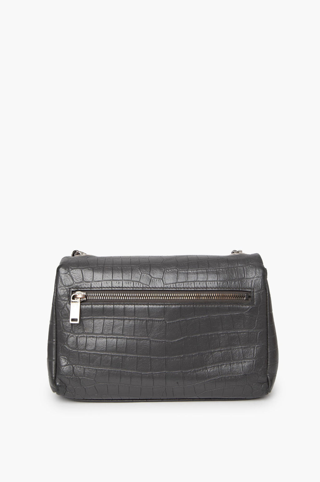 Saint Laurent West Hollywood Croc Embossed Shoulder Bag