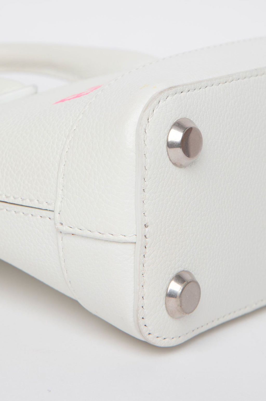 Balenciaga White Ville Top Handle Bag