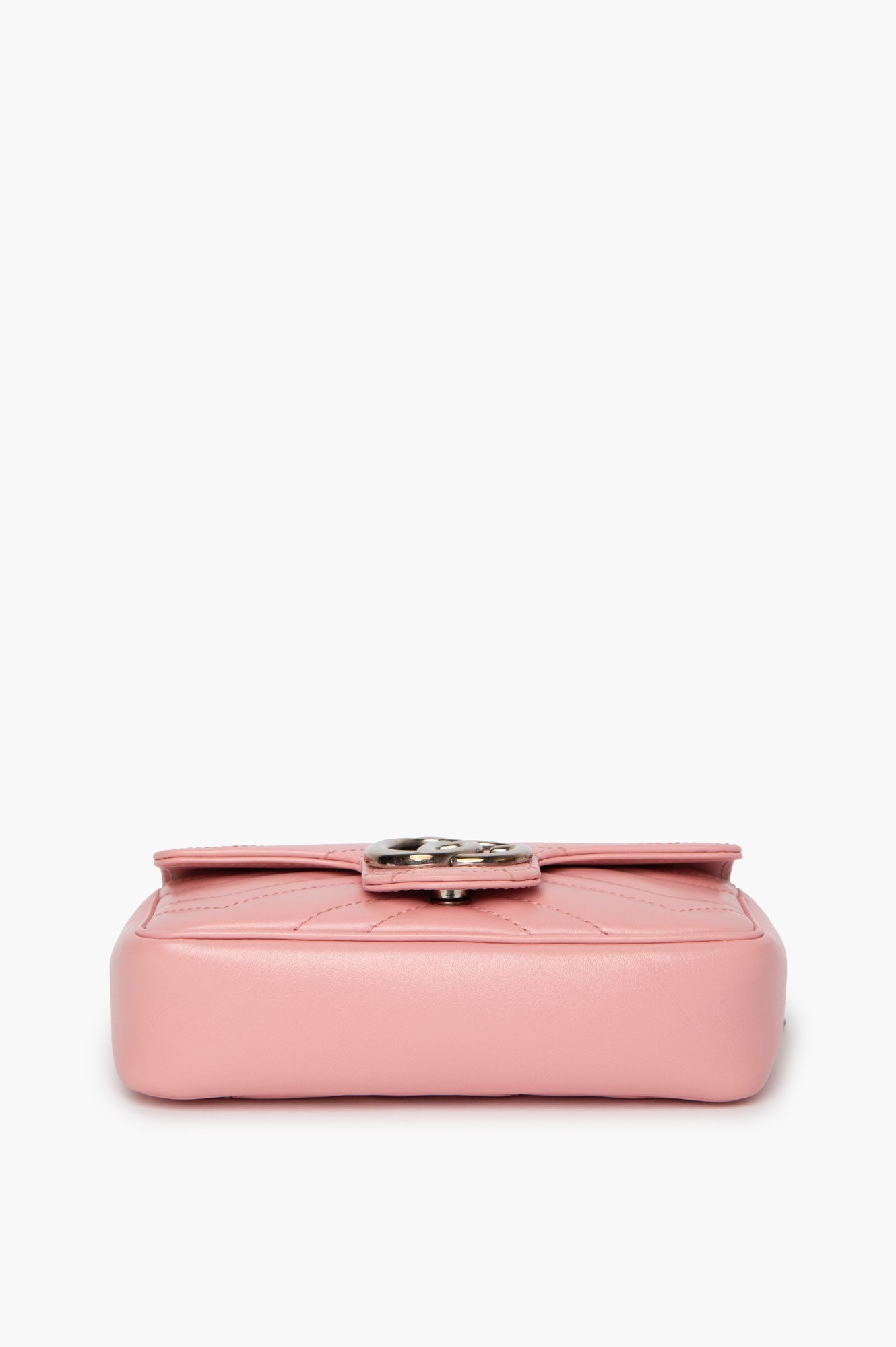 Gucci Pink Super Mini GG Marmont Matelasse Bag