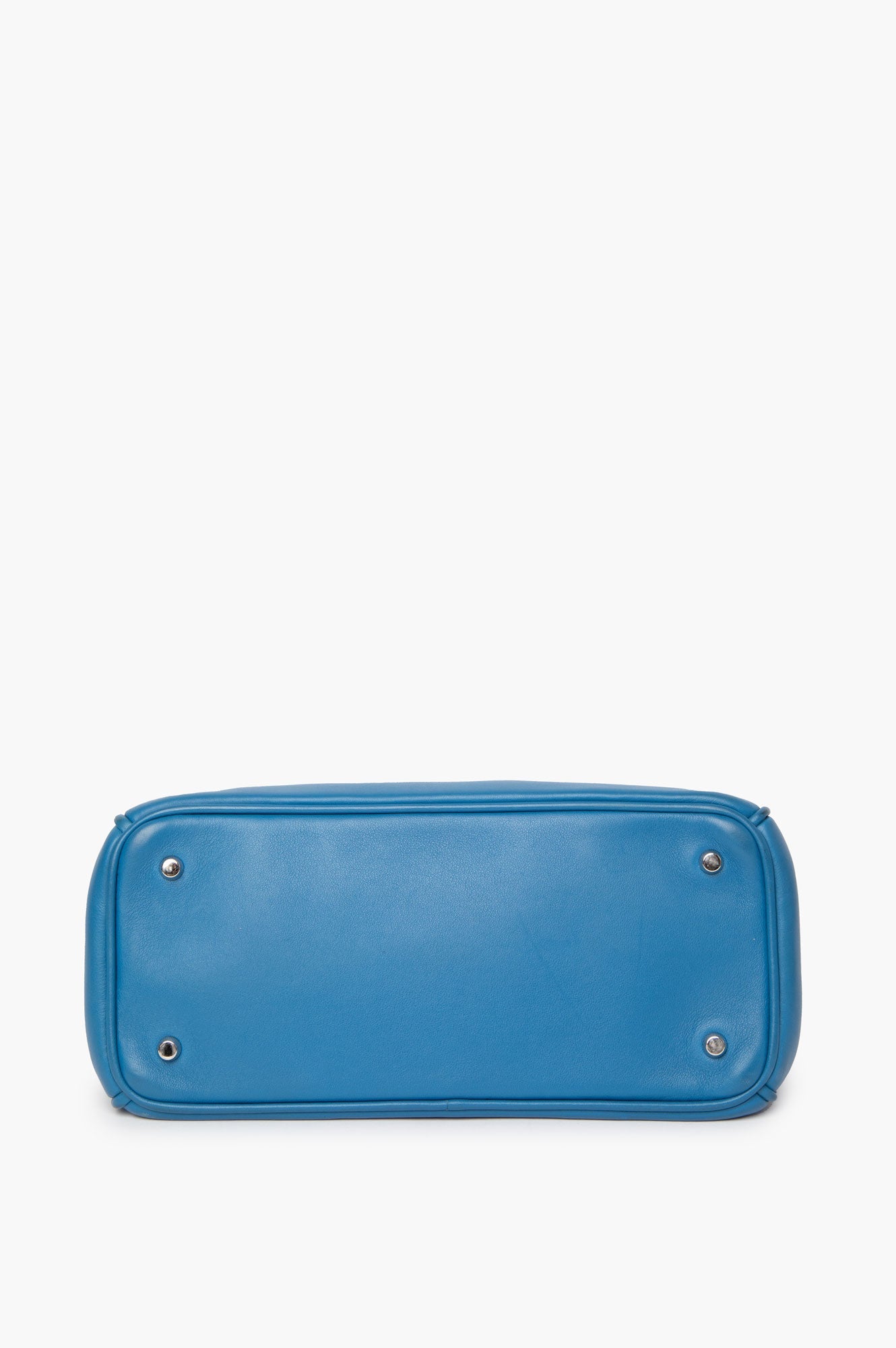 Christian Dior Mini Diorissimo Blue Tote With Strap