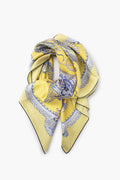 Hermes Yellow Paperoles Silk Scarf 90cm