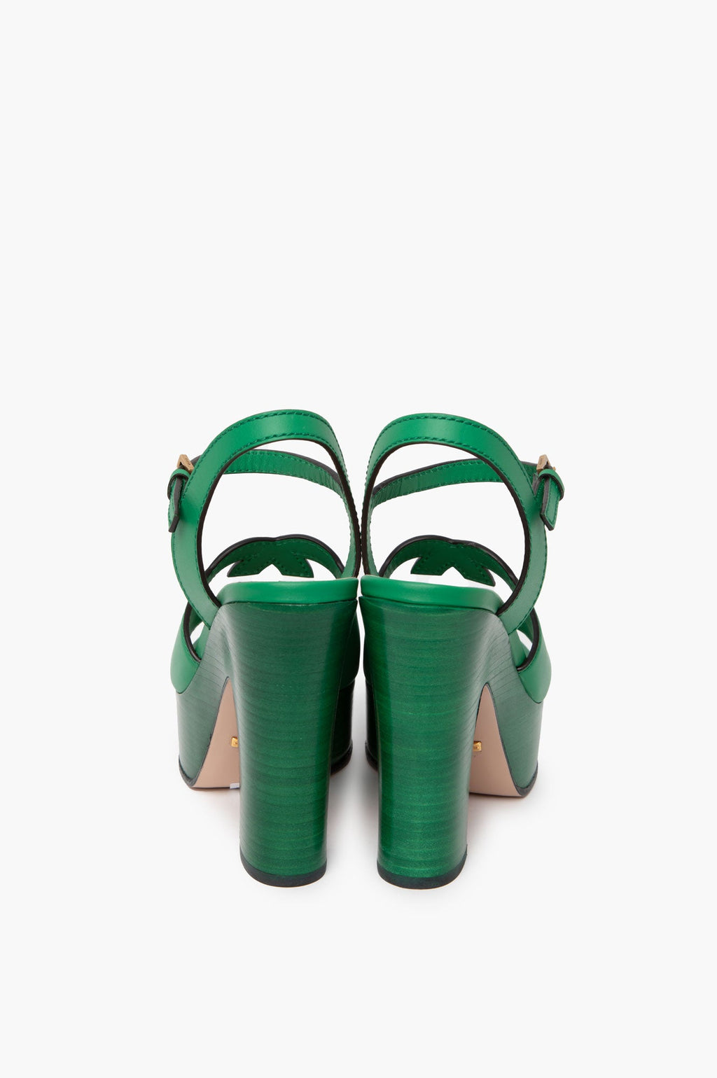 Gucci Green GG Logo High Heel Size 37